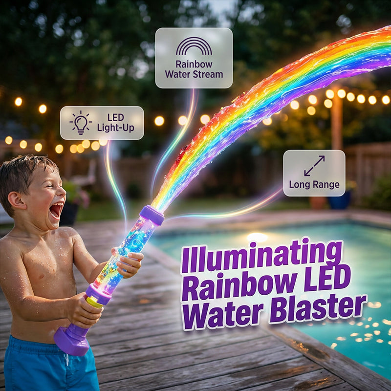 🔥 1+1 GRATIS (2 kosa)✨🌈 Vodna igrača s črpalko in LED lučko, ki sveti v temi💦-SI