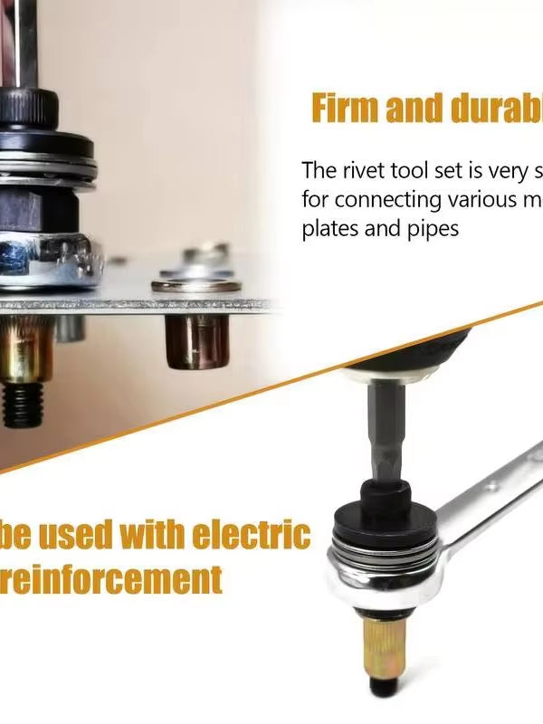 Alat/adapter za zakovice + matice — kompatibilan s električnom bušilicom i ručnim pogonom-HR