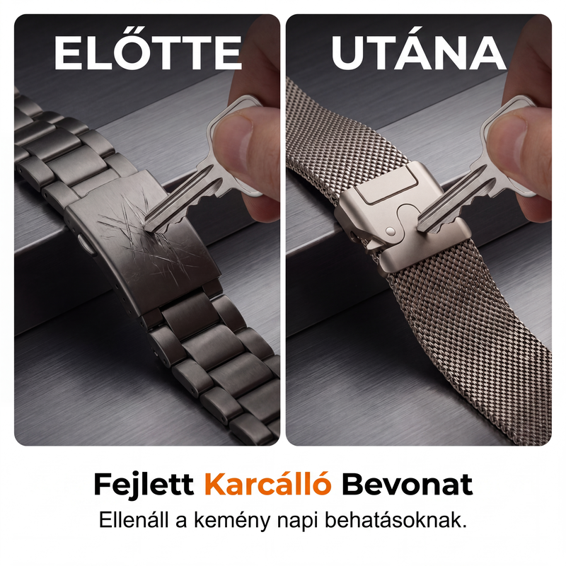 ⌚Nerūdijančio plieno tinklelio laikrodžio dirželis – skirtas „Apple Watch“-LT