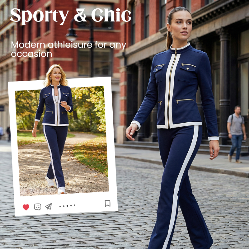 ✨ Sportski, elegantan set trenirki za žene – udoban i moderan, za svaku priliku 🌿-ES