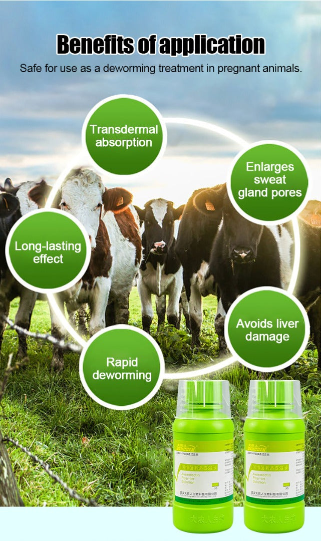 🌿【Zatiranje škodljivcev】🐖🐄🐑 Znebite se pršic pri prašičih, govedu in ovcah, zaščitite njihovo zdravje in pospešite njihovo rast! 💪✨-SI