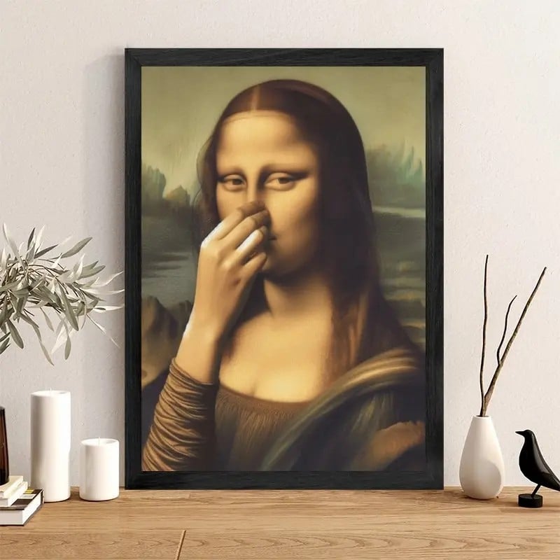 🔥Danes posebna cena 9,99 $!!!🎁🎨🧻Smešna kopalniška umetnina brez okvirja – dodajte nekaj prazničnega -SI