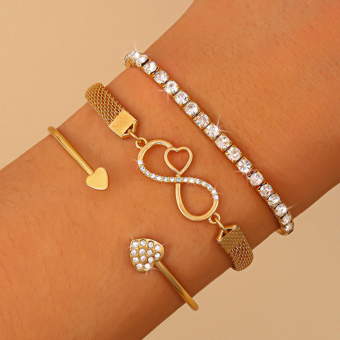 Komplet treh boemskih zapestnic-SI