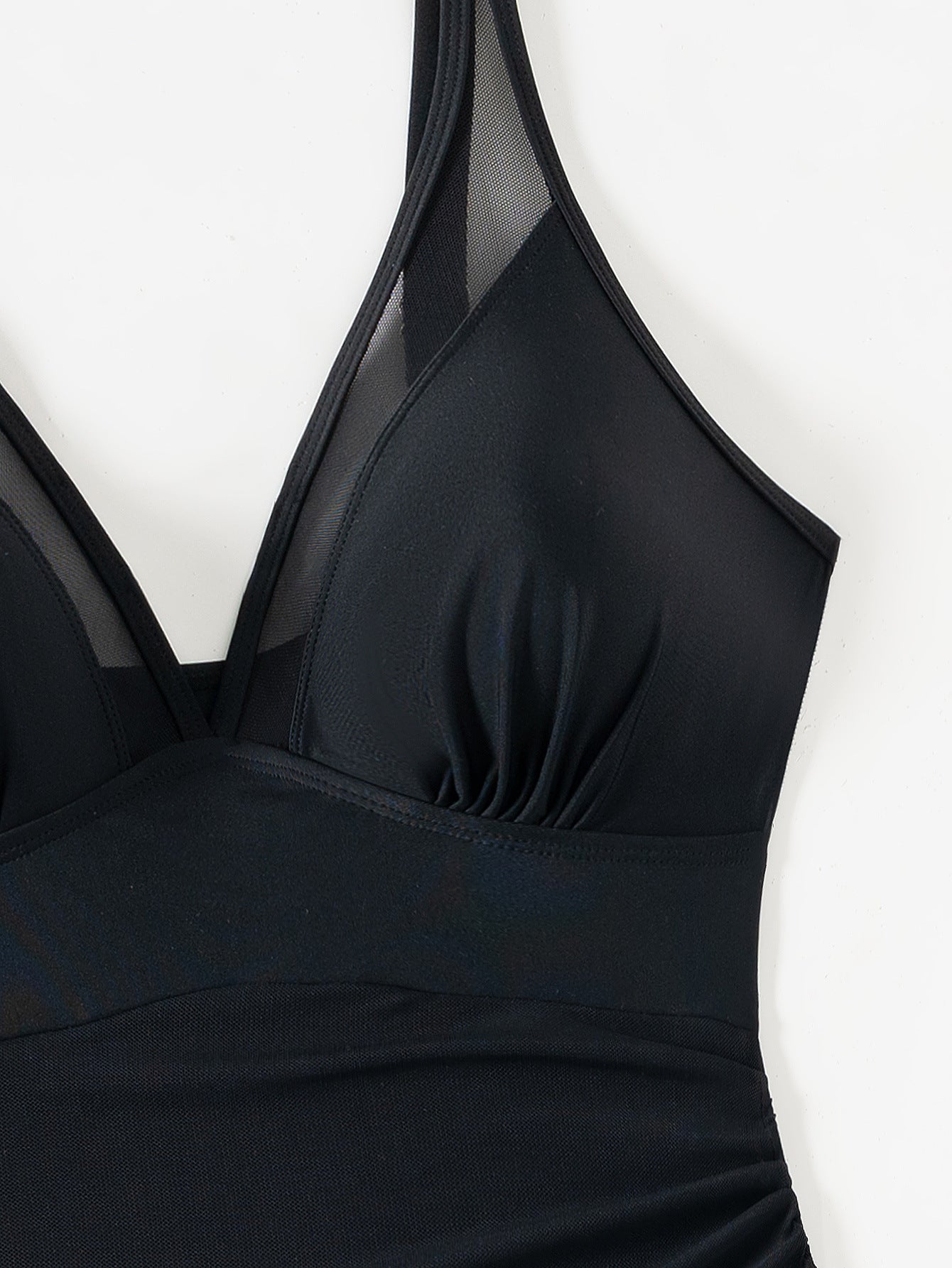 Liekninantis tinklinis „Sheer Sarong Wraps“ maudymosi kostiumėlis-LT