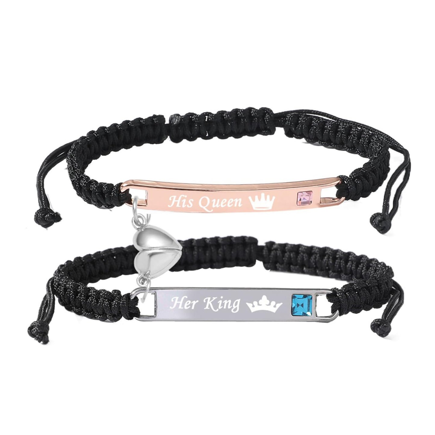 🔥ΚΑΥΤΕΣ ΠΡΟΣΦΟΡΕΣ -50% ΕΚΠΤΩΣΗ🔥Σετ πλεγμένων βραχιολιών σε σχήμα καρδιάς με ρυθμιζόμενο σχέδιο-GR