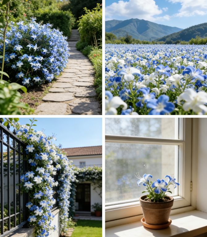 🌌 Lleva el cielo a tu jardín: semillas de flores de mariposa azul-ES