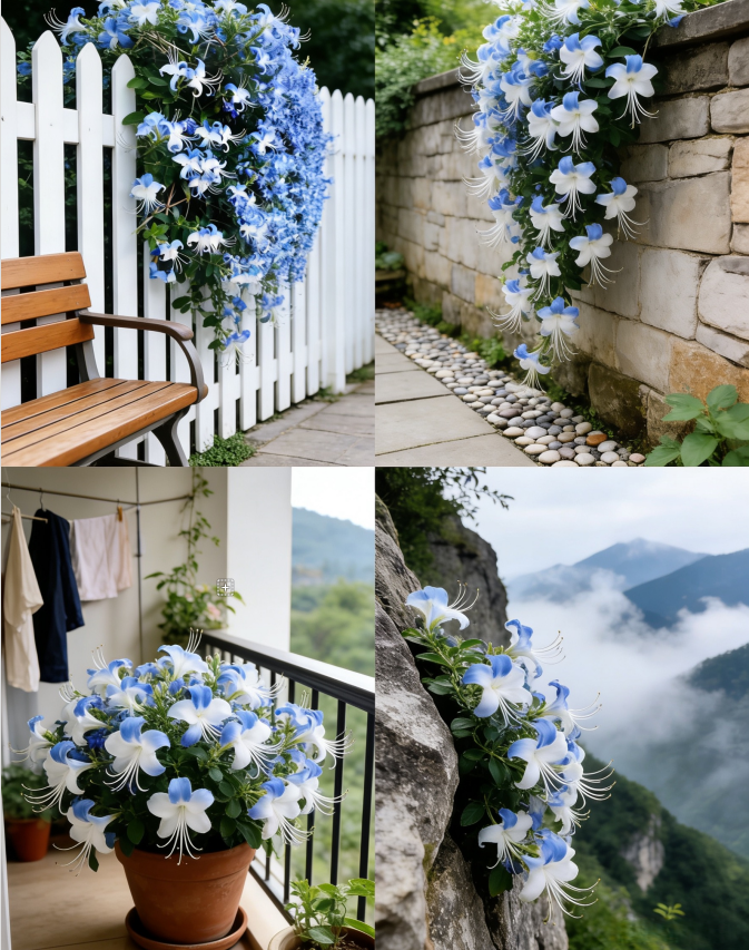 🌌 Lleva el cielo a tu jardín: semillas de flores de mariposa azul-ES
