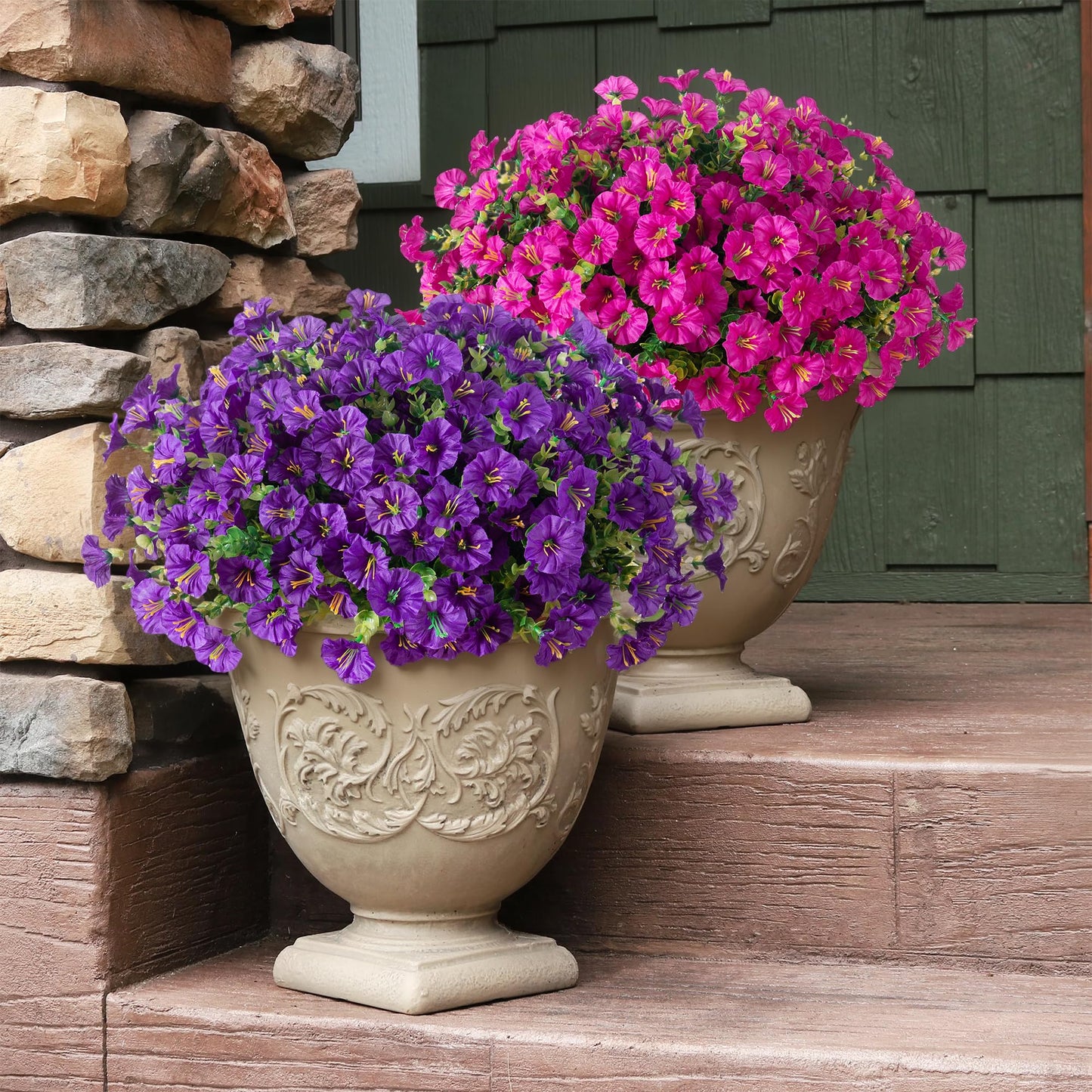 🔥 Zadnji dan –🔥 Umetni cvetovi petunije, odporni na UV-sevanje-SI