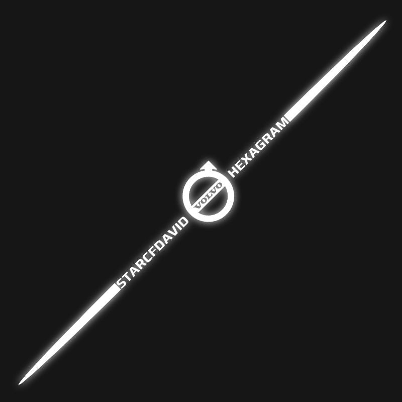 Pegatinas reflectantes láser de colores 3D para coche, 4 unidades-ES