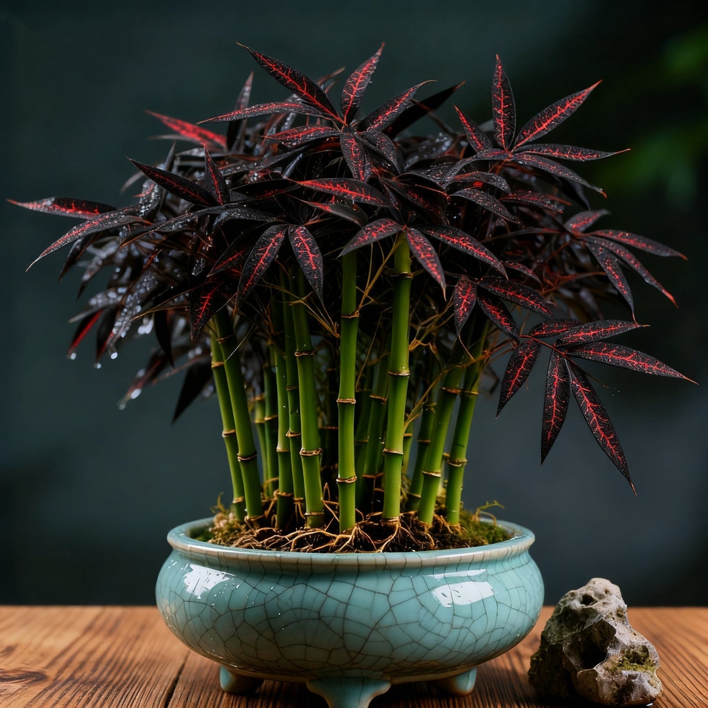 🌿 DreamBamboo - večbarvna srečna bambusova cipresa-SI