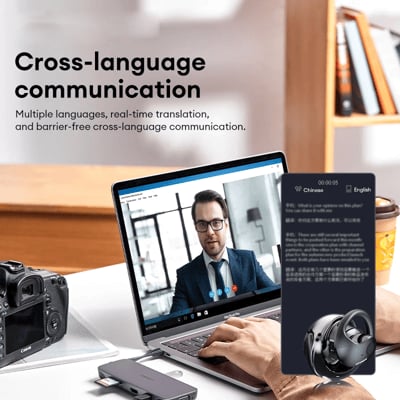 🎧Uusaasta soodusmüük – 66% allahindlus 🔥HY-T26 Professionaalne juhtmeta Bluetooth-tõlkepeakomplekt-EE