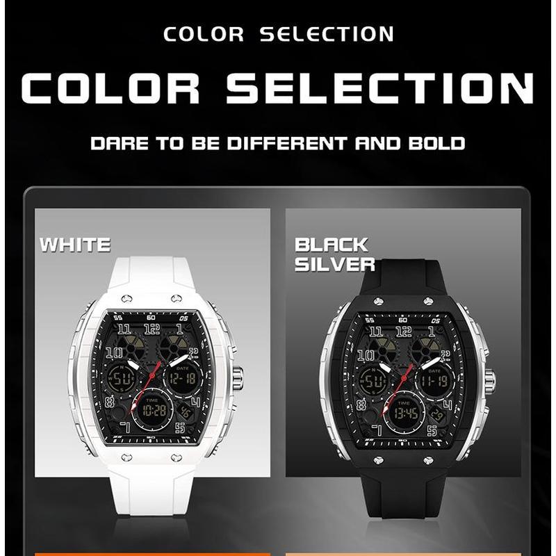 ⌚Vyriškas skaitmeninis sportinis laikrodis su foniniu apšvietimu ir automatine datos funkcija✨-LT