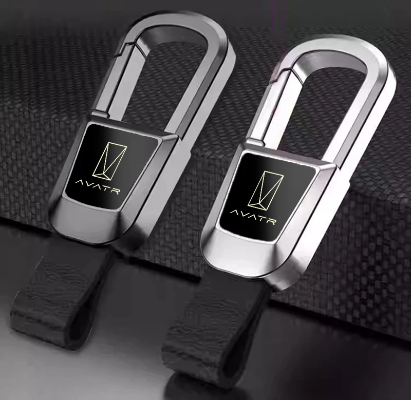 🎉Llavero de coche de cuero genuino de alta gama-ES