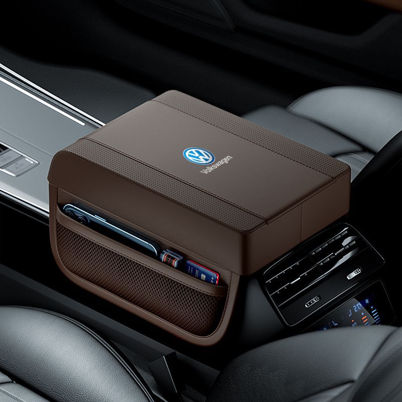 Funda para reposabrazos de coche, cojín elevador (versión de almacenamiento)-ES