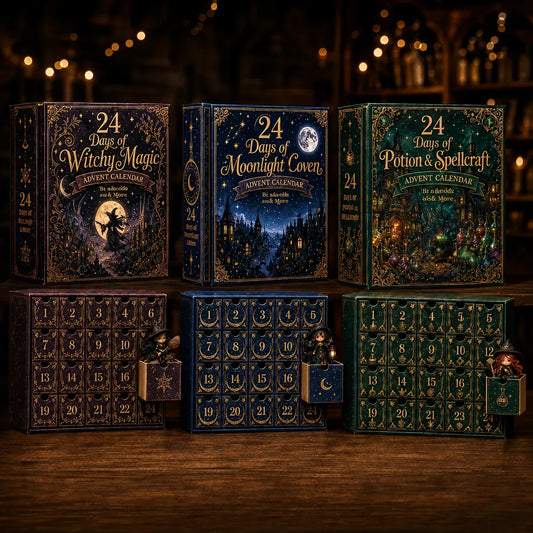 🧙‍♀️24 Days Of Witchy Surprises Advent Calendar | 24 Unique Collectible Witches with Magical Themes, Mini Figures & Fantasy Display Collection ✨