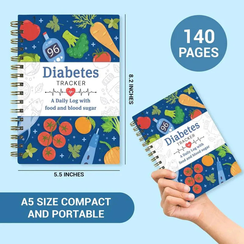 🔥📘✨Ypač diabetikams🔥Diabeto stebėjimo priemonė su maisto produktų sąrašu-LT