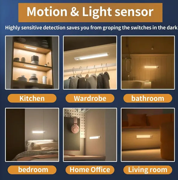 Bekontakčiai, išmanūs, magnetiniai, įkraunami LED žibintai-LT
