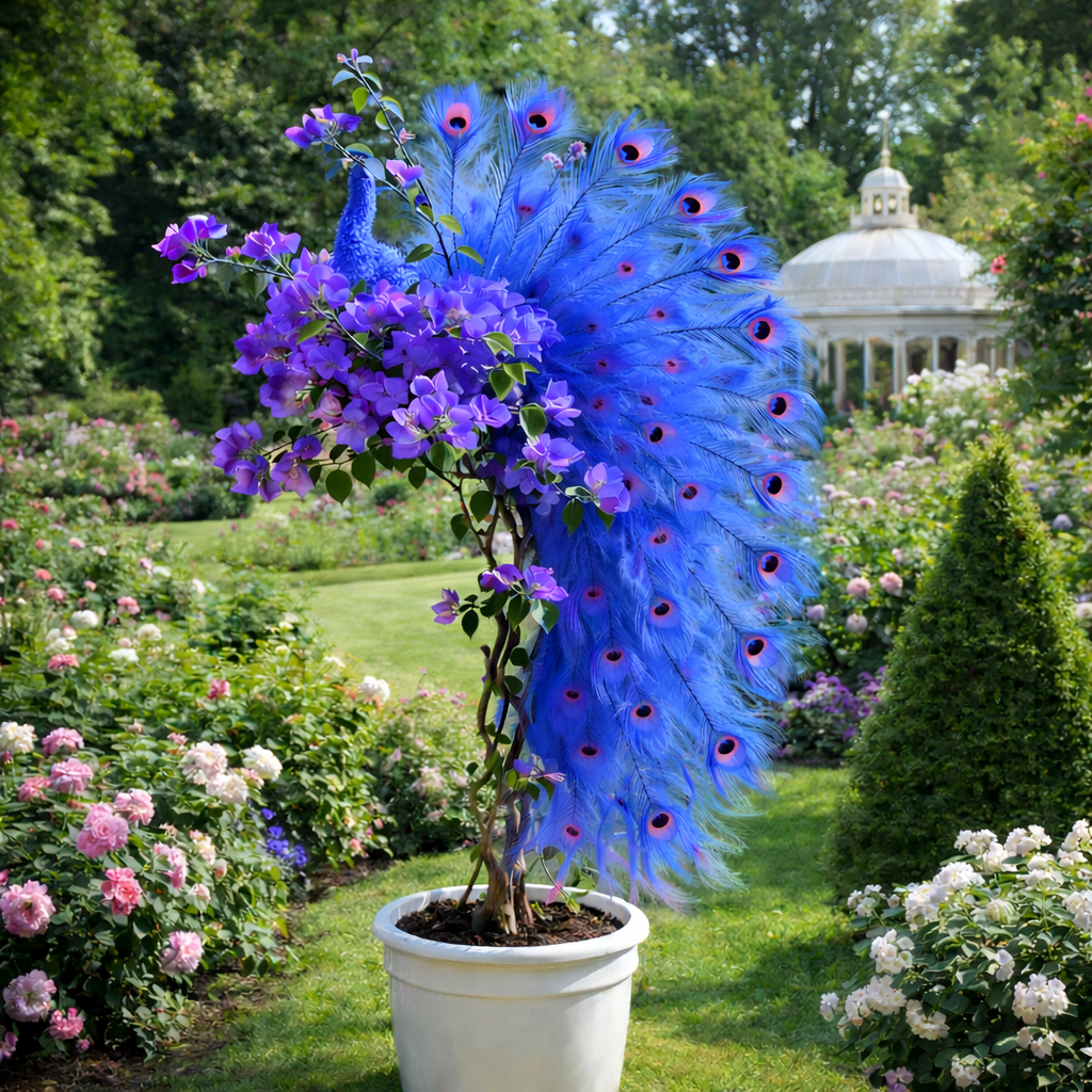 🦚Peacock Bougainvillea sėklos – Papuoškite savo sodą elegantiškais povo žiedais-LT