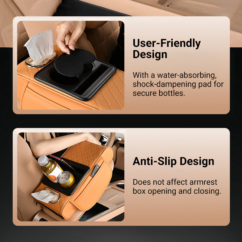 Almohadilla elevadora para reposabrazos de automóvil sensible a la presión multifunción integrada-ES