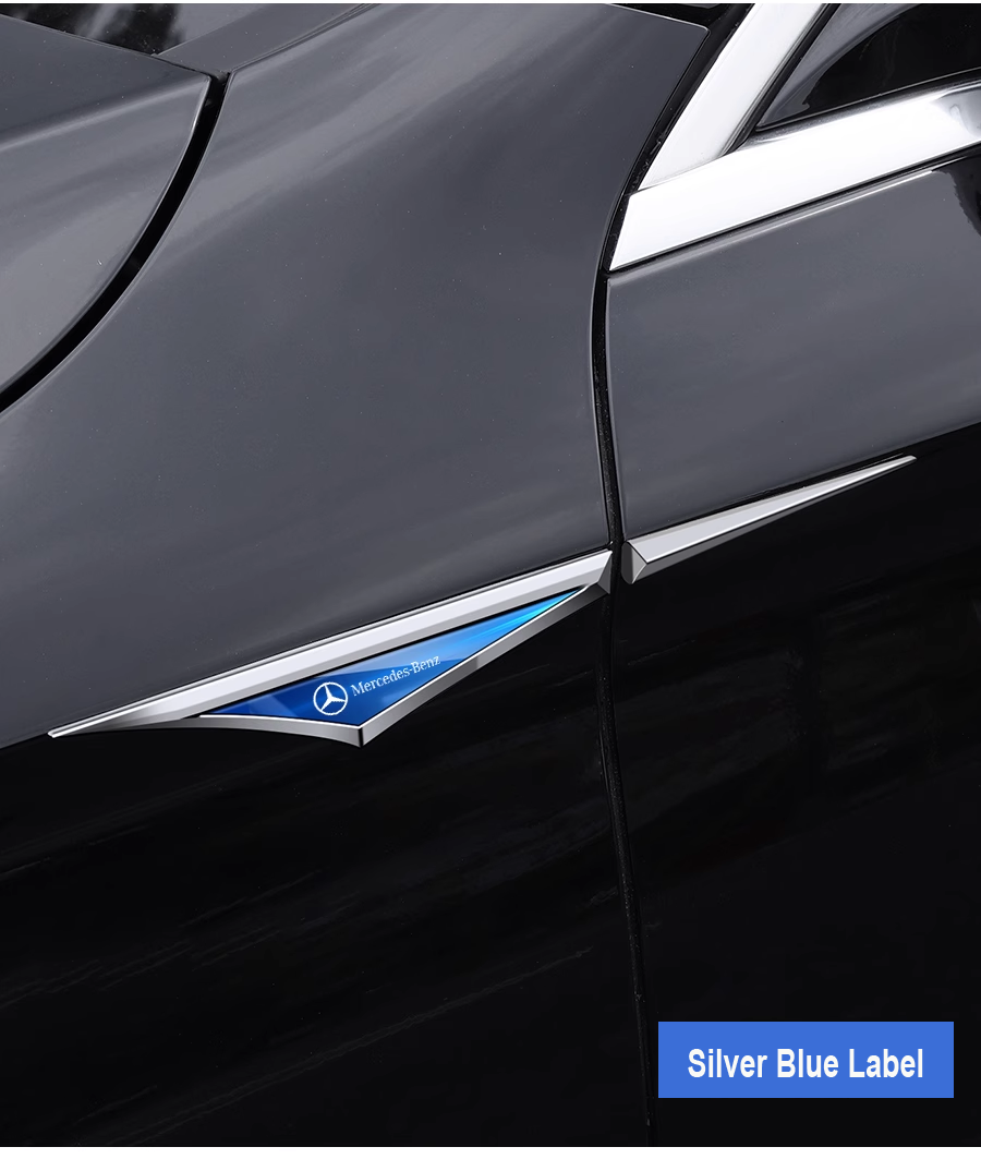 Pegatinas creativas de metal galvanizado para coche ✨2 piezas✨-ES