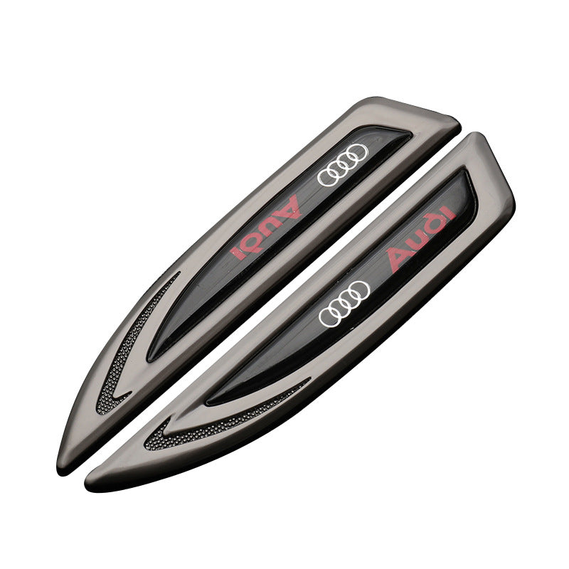 Insignia del logotipo de GM, pegatina metálica personalizable (dos piezas)-ES