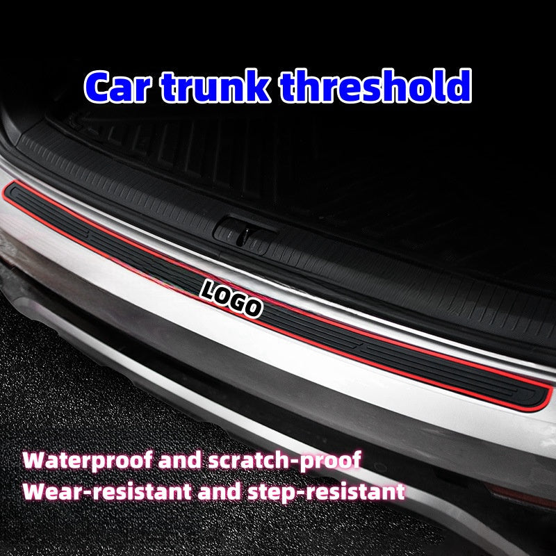 Tira protectora de silicona para umbrales de puertas de coche (con logotipo especial del coche)-ES