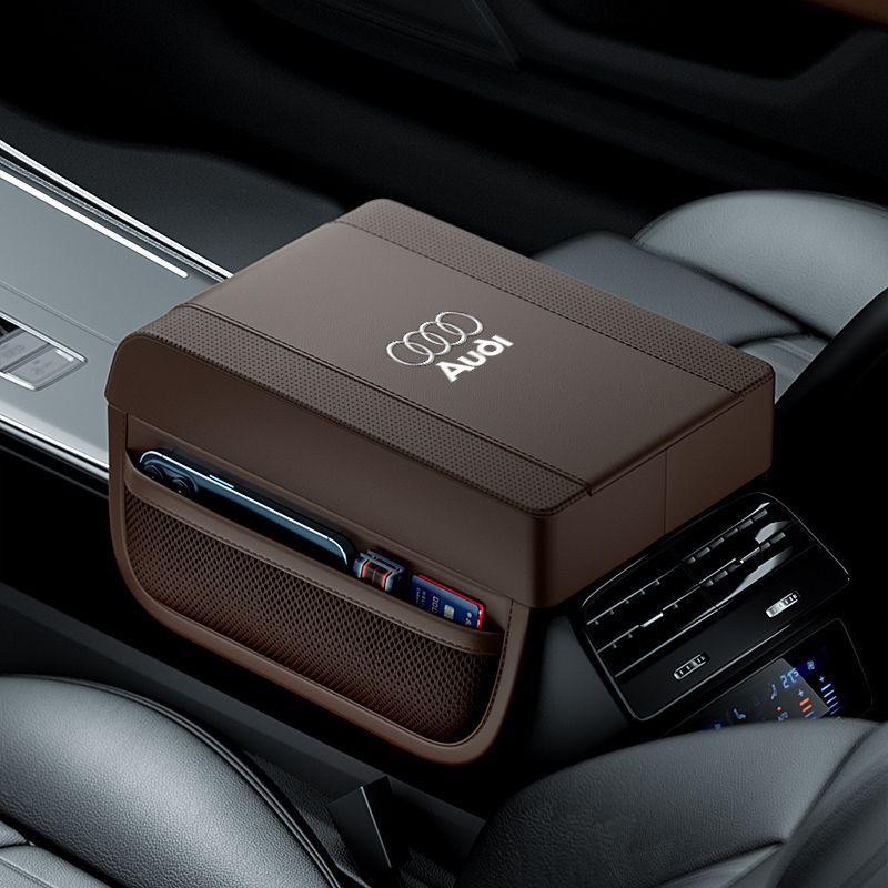 Funda para reposabrazos de coche, cojín elevador (versión de almacenamiento)-ES