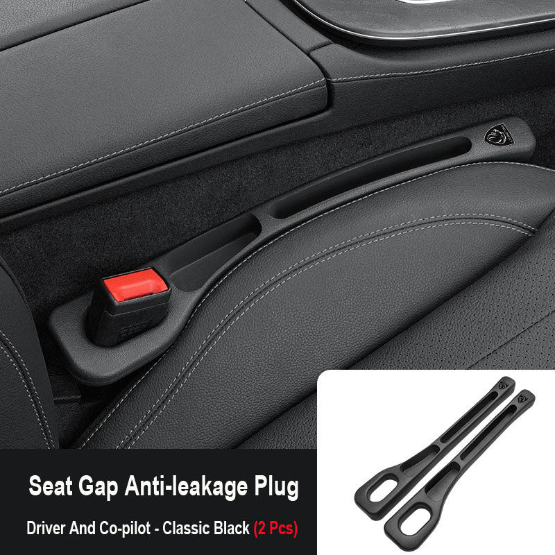 Ένα βύσμα που σφραγίζει το κενό μεταξύ των καθισμάτων αυτοκινήτου-GR