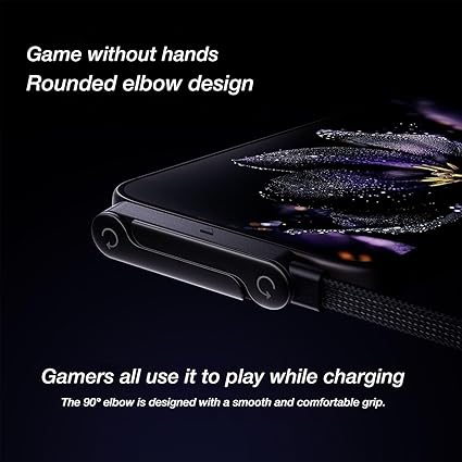 📱 240W pleten kabel za hitro polnjenje z vgrajenim stojalom za telefon - nov zložljiv trpežen kabel USB-C tipa C 2026 (2 kosa)-SI