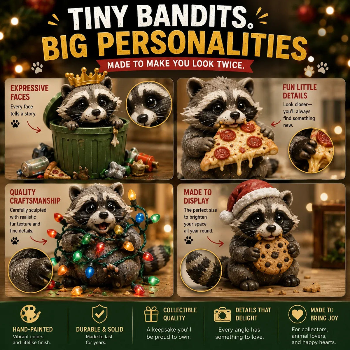 🦝2D Backyard Bandits Advent Calendar – 24 Days of Tiny Trouble