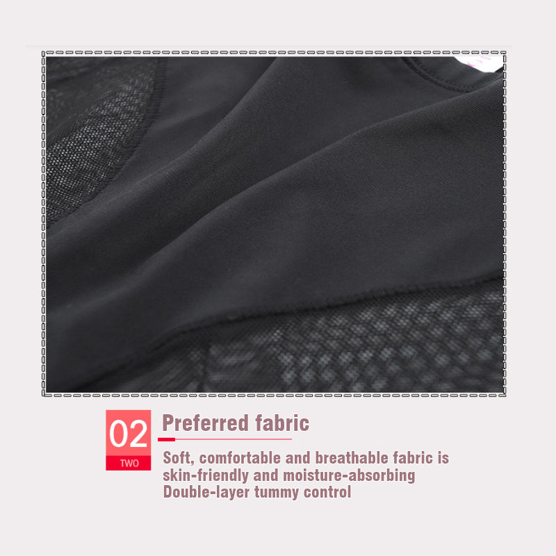 💞 Braguitas moldeadoras de seda Ice con cintura alta👙-ES