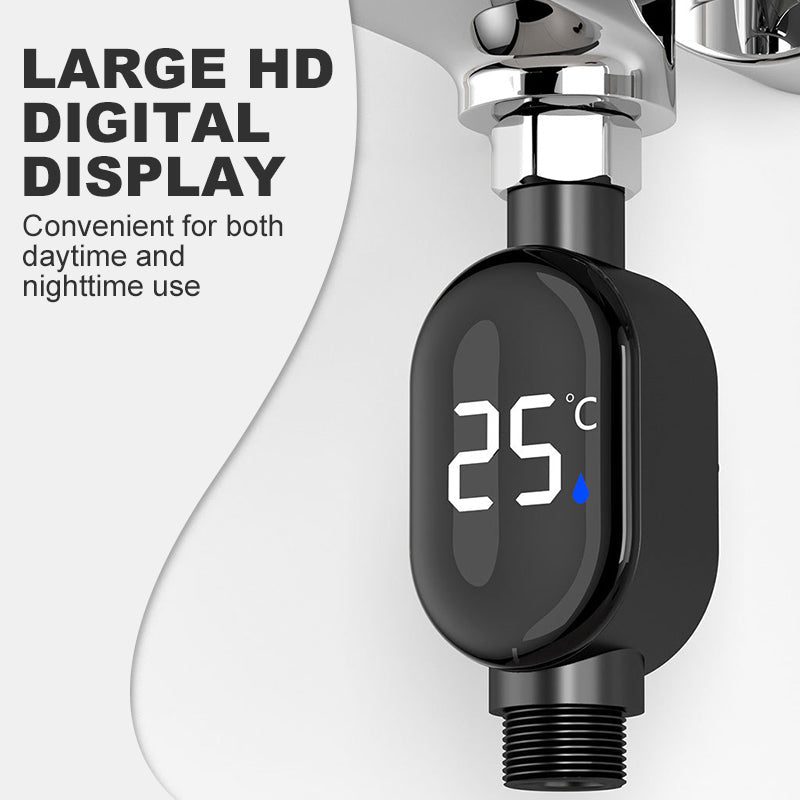 Vodotesný sprchový teplomer s LED displejom v stupňoch Celzia-SK