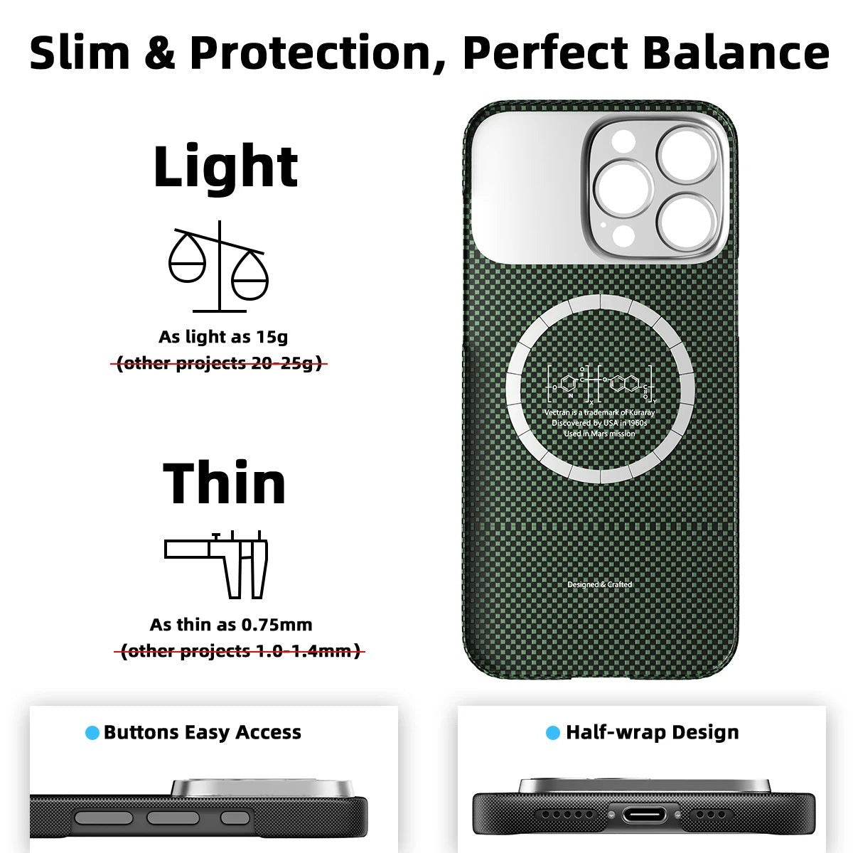 Funda protectora inteligente con tecnología Future Magnetic de edición limitada global (compatible con iPhone 17-12)-ES