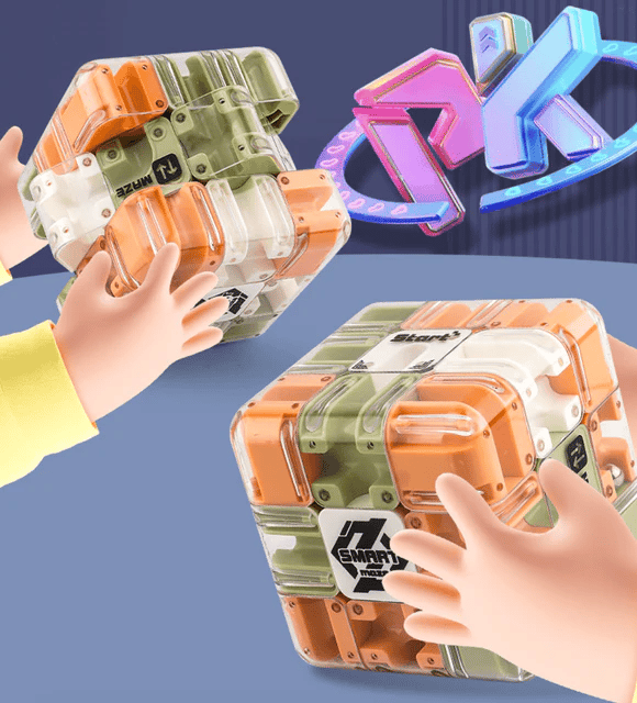 Μεγάλος Λαβύρινθος 3D Παζλ Λαβύρινθος Κύβος 🧩✨ – Συναρπαστικό παιχνίδι εξάσκησης εγκεφάλου για παιδιά και ενήλικες 🧠-GR