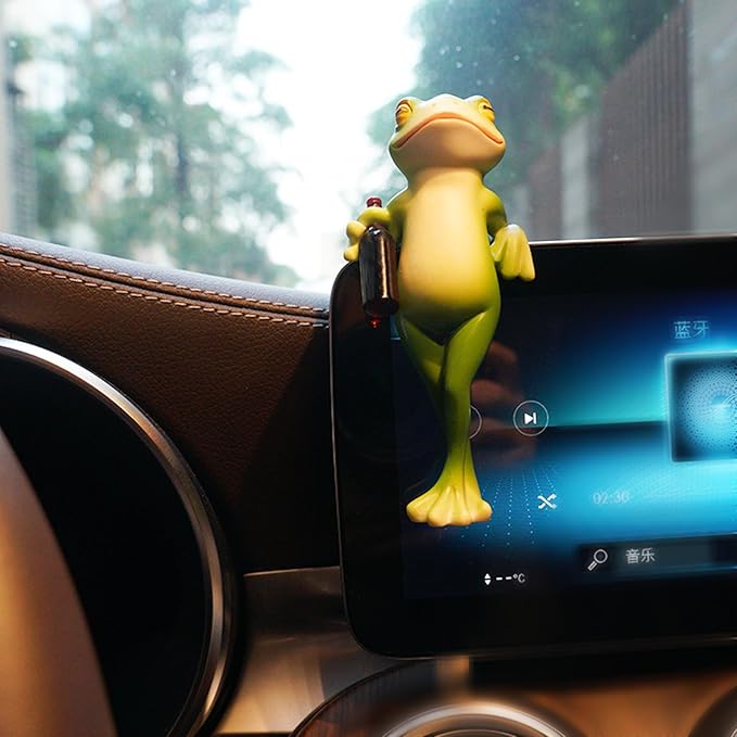 🔥 IŠPARDAVIMAS 🐸🍷 Kabantis vazono papuošalas – varlė-LT