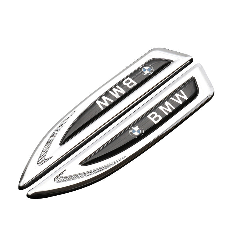 Insignia del logotipo de GM, pegatina metálica personalizable (dos piezas)-ES