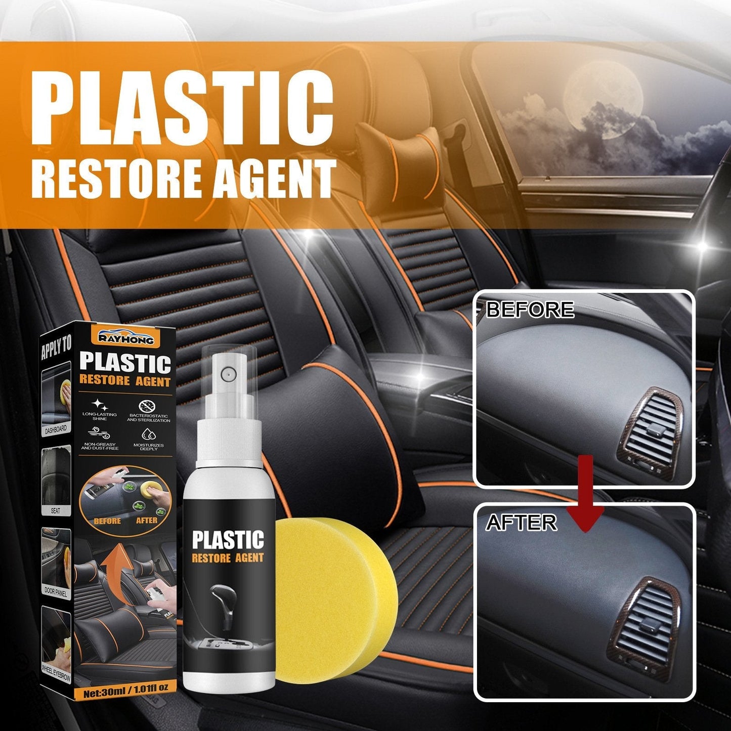 🔥Sredstvo za obnovo avtomobilske plastike-SI