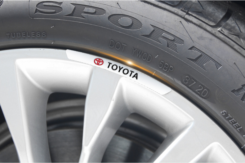 Vroča razprodaja ✨50 % popusta ✨3D nalepka za platišče z osebnostjo (4 kosi)-SI