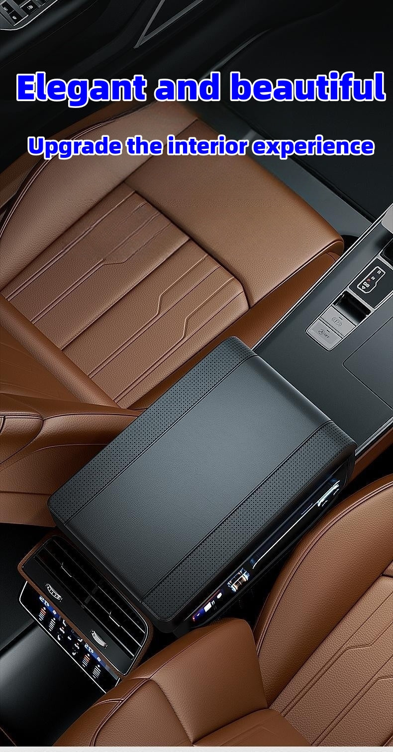 Funda para reposabrazos de coche, cojín elevador (versión de almacenamiento)-ES