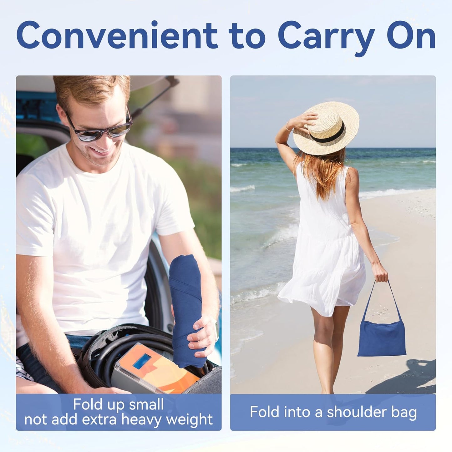 🏖️🌞 Πετσέτα ηλιοθεραπείας σε τσάντα με τσέπες αποθήκευσης💦-GR