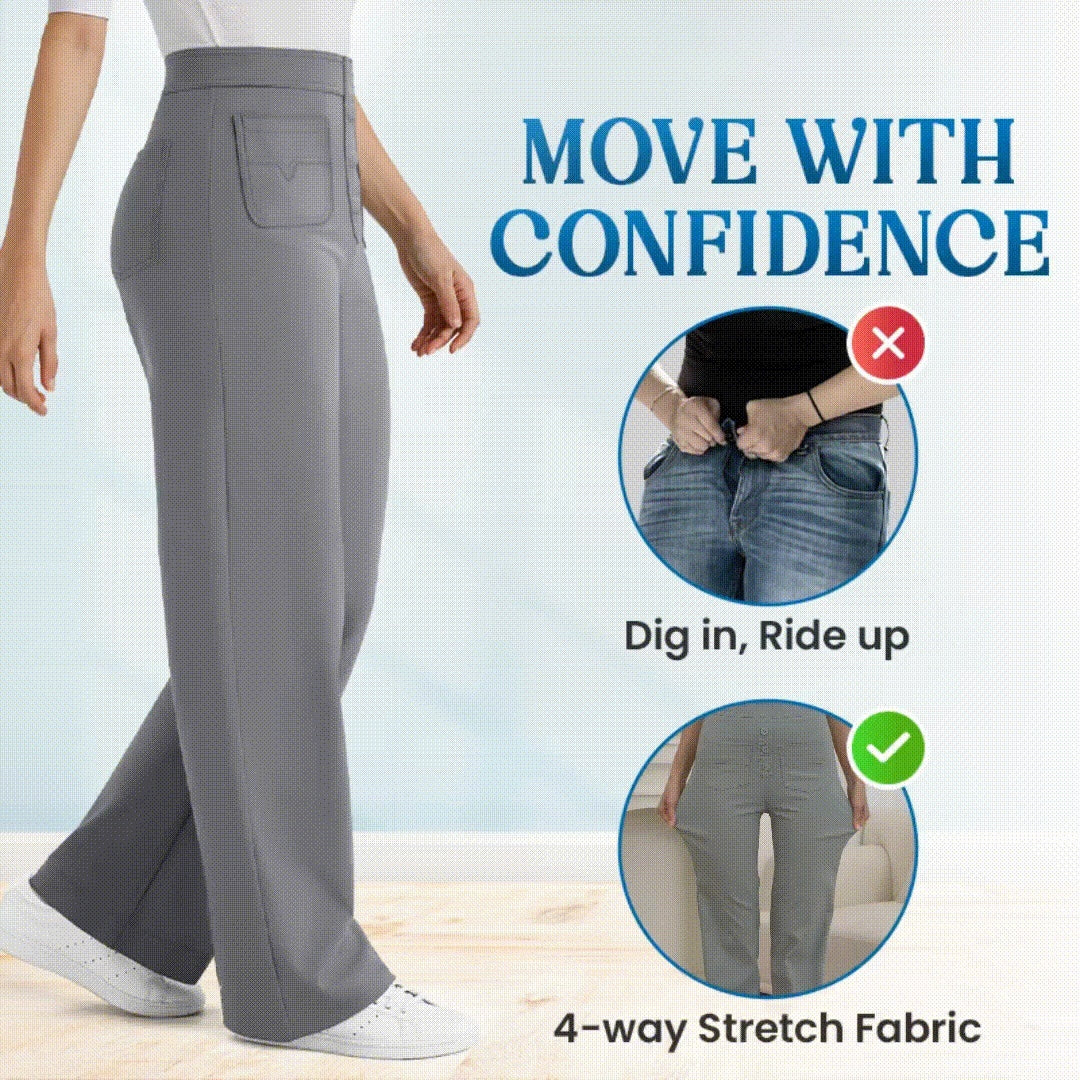 💖Pantalones casuales elásticos y cómodos para mujer-ES