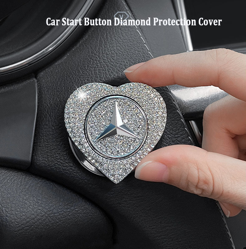 Vroča razprodaja 2025🔥Zaščitni etui za zagon z enim gumbom, okrašen z diamanti-SI