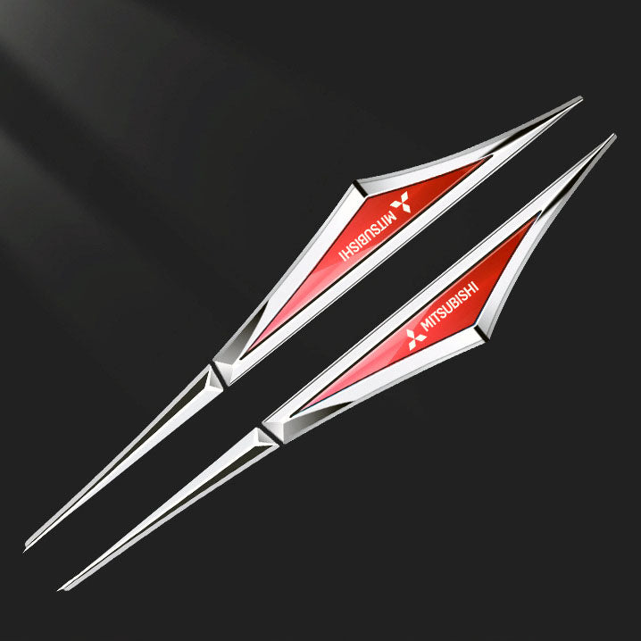 Pegatinas creativas de metal galvanizado para coche ✨2 piezas✨-ES