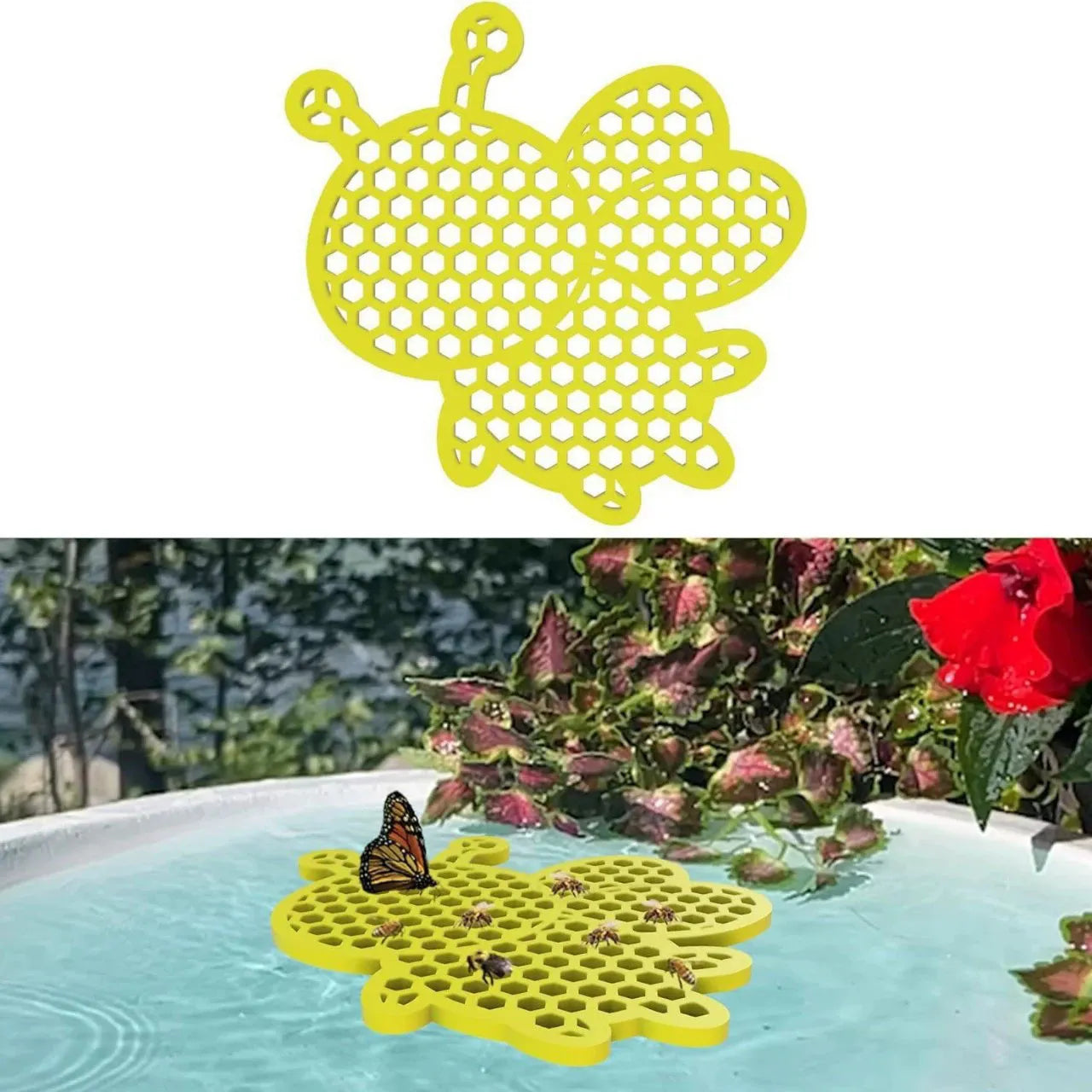 🐝 Plaukiojanti bičių stotelė – bitėms draugiška hidratacijos stotis-LT