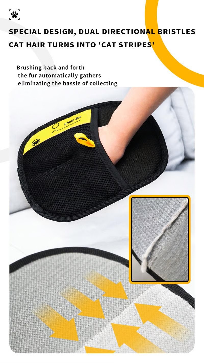 ✨⚡Daugkartinio naudojimo antistatinės pirštinės naminių gyvūnėlių plaukams šalinti-LT