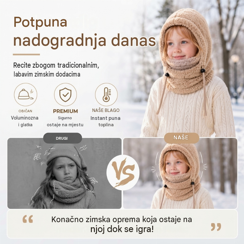 🔥 50% POPUSTA 🔥 Vjetrootporna i izolacijska biciklistička balaklava za djecu – topla, prozračna i udobna za zimu 🚴❄️-HR