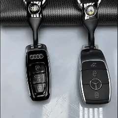 SnapLock™ Taktički privjesak za ključeve s brzim otpuštanjem - Metalni privjesak za ključeve za automobil bez vijaka s izdržljivim TPU remenom-HR