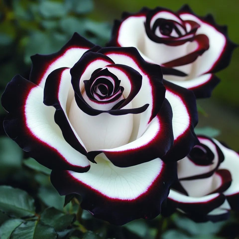 Redka vrtnica Blue Moon 🌌 in večbarvna čipkasta vrtnica 🌈🌹-SI