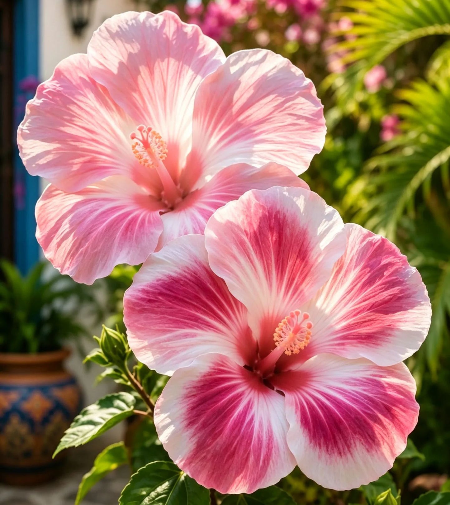Reti sastopamas hibiska sīpolpuķes – podos, uz balkona, ziemā-LV