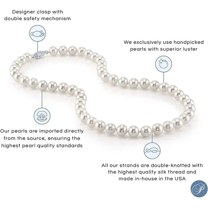 Japonija AAAA - Akoya Pearl Necklace-LT